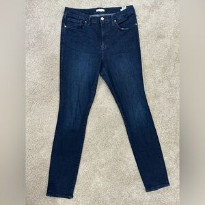 Good American Dark Blue Skinny Jeans - Size 14